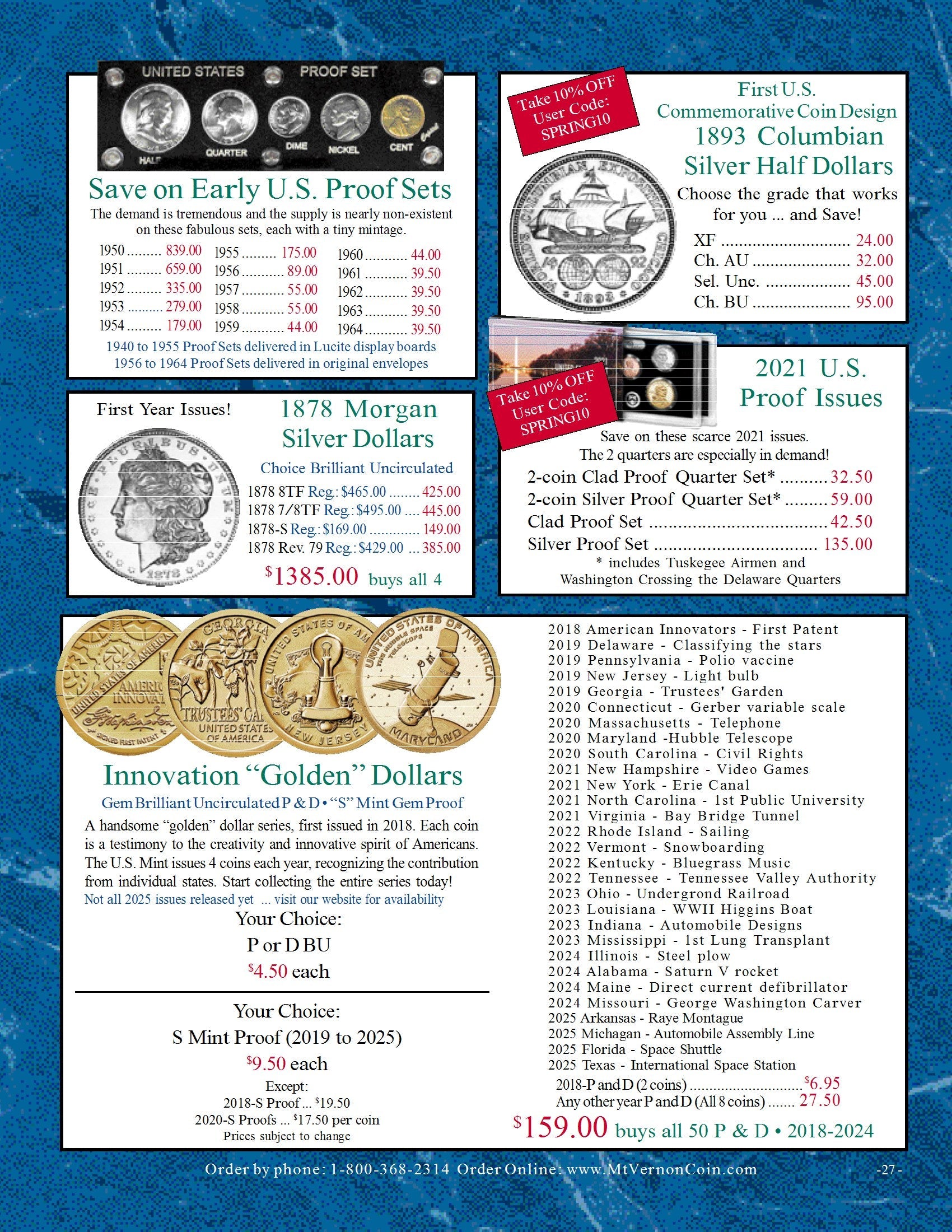 Catalog 1038 Page 27 Mount Vernon Coin