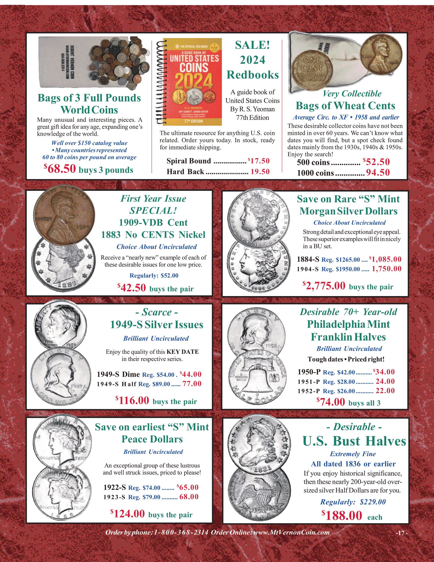 Catalog 1030 Page 17 Mount Vernon Coin