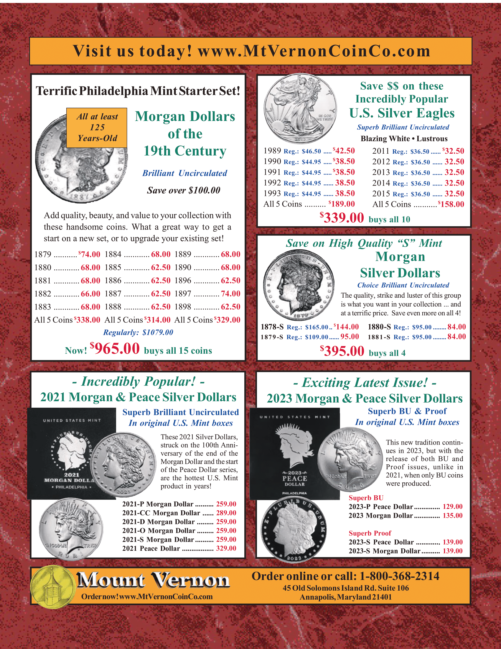Catalog 1030 Page 32 Mount Vernon Coin