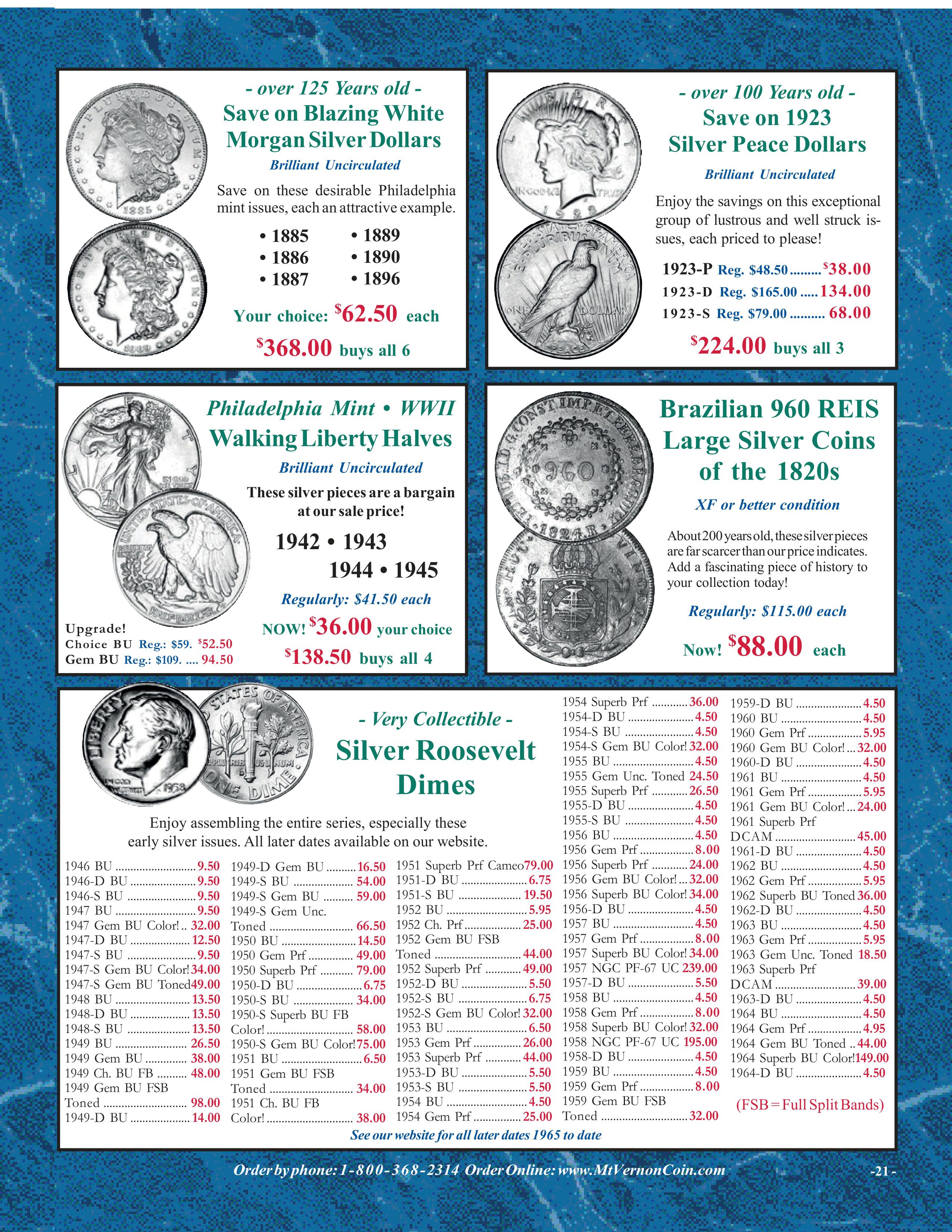 Catalog 1032 Page 21 Mount Vernon Coin