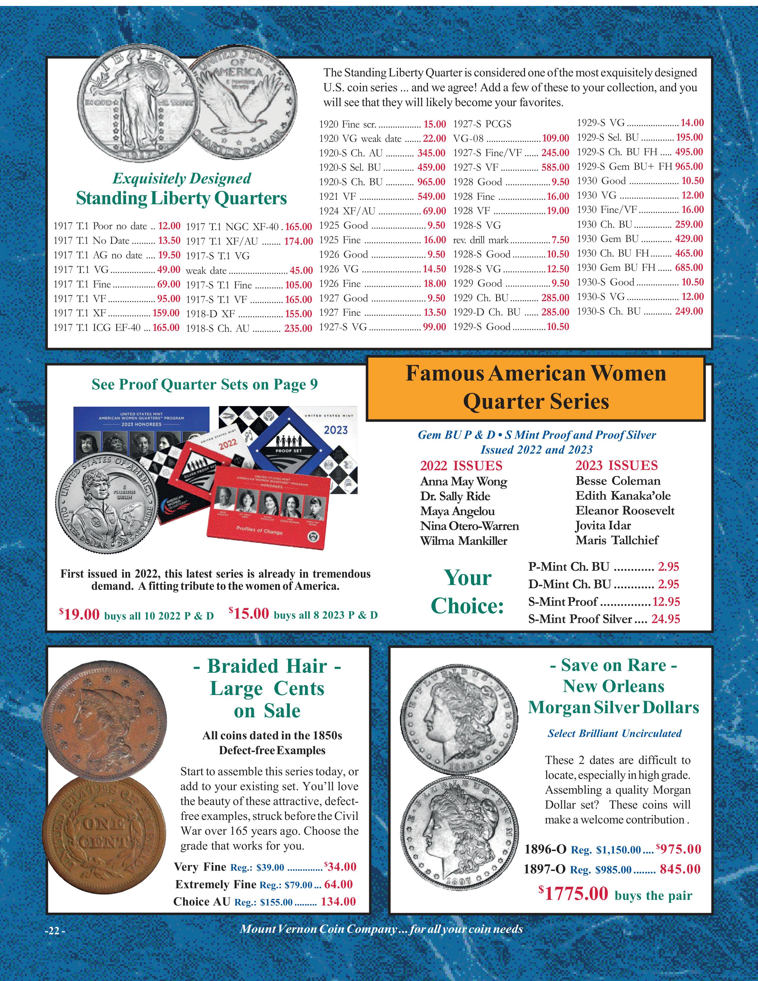 Catalog 1032 Page 22 Mount Vernon Coin