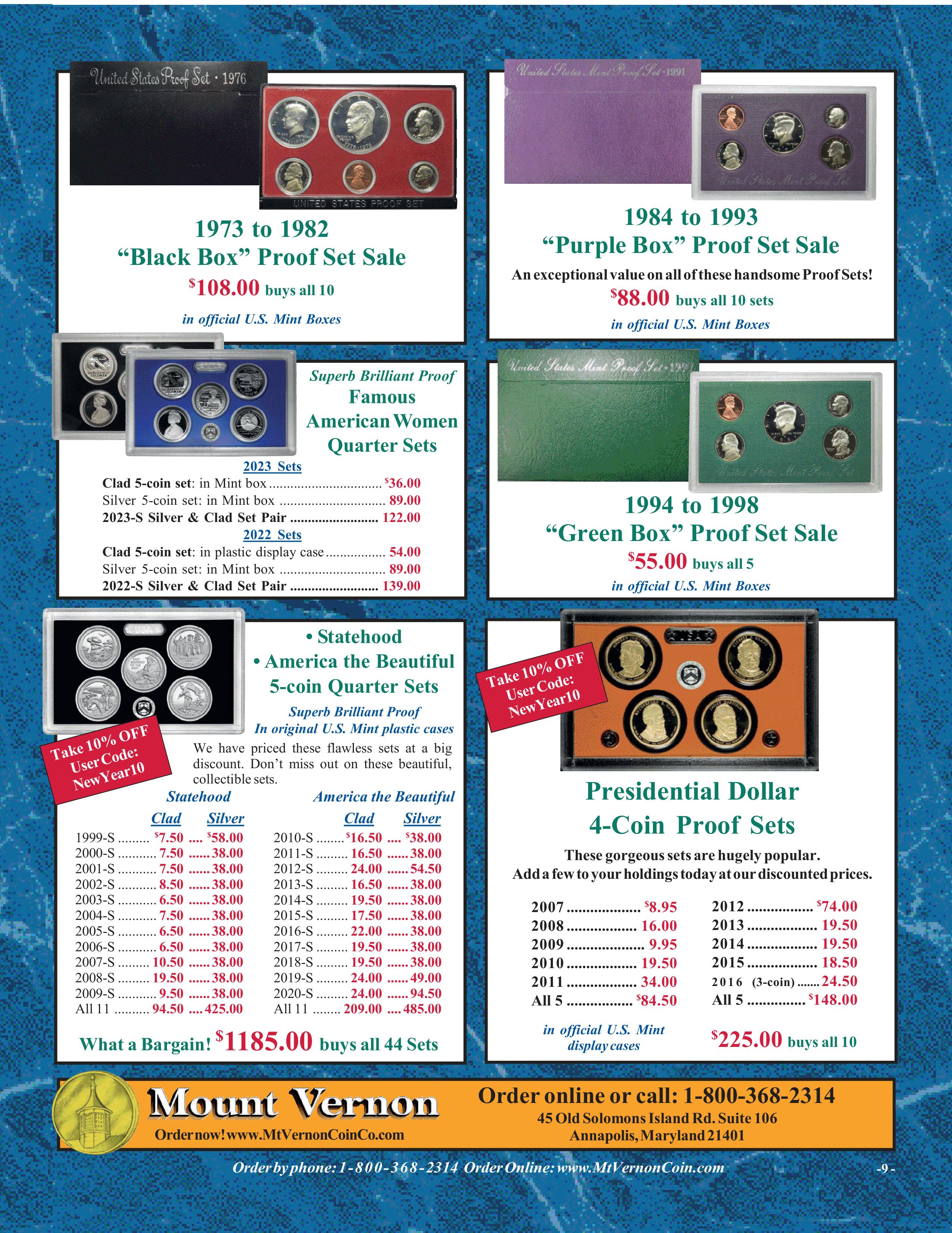 Catalog 1032 Page 9 Mount Vernon Coin