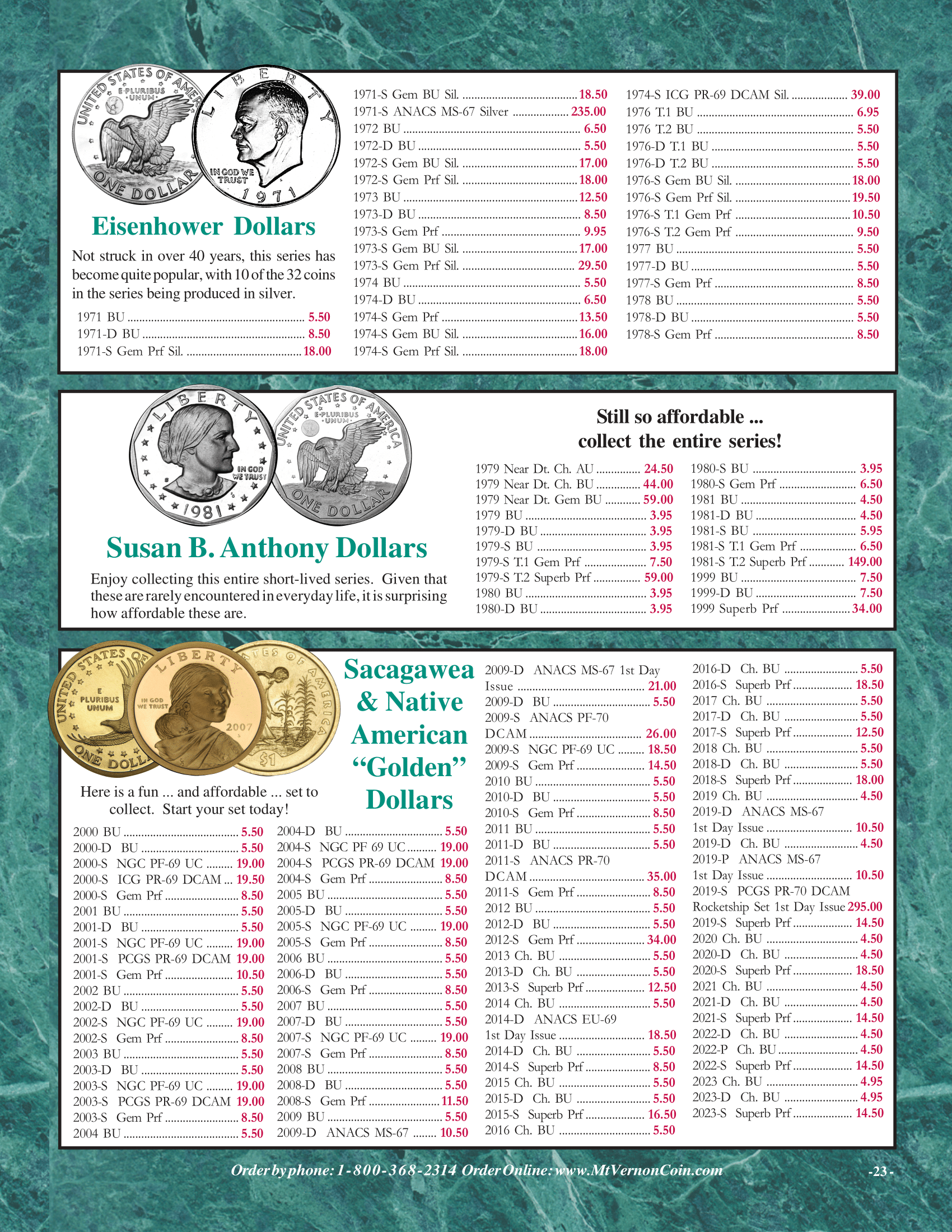 Catalog 1029 Page 23 Mount Vernon Coin