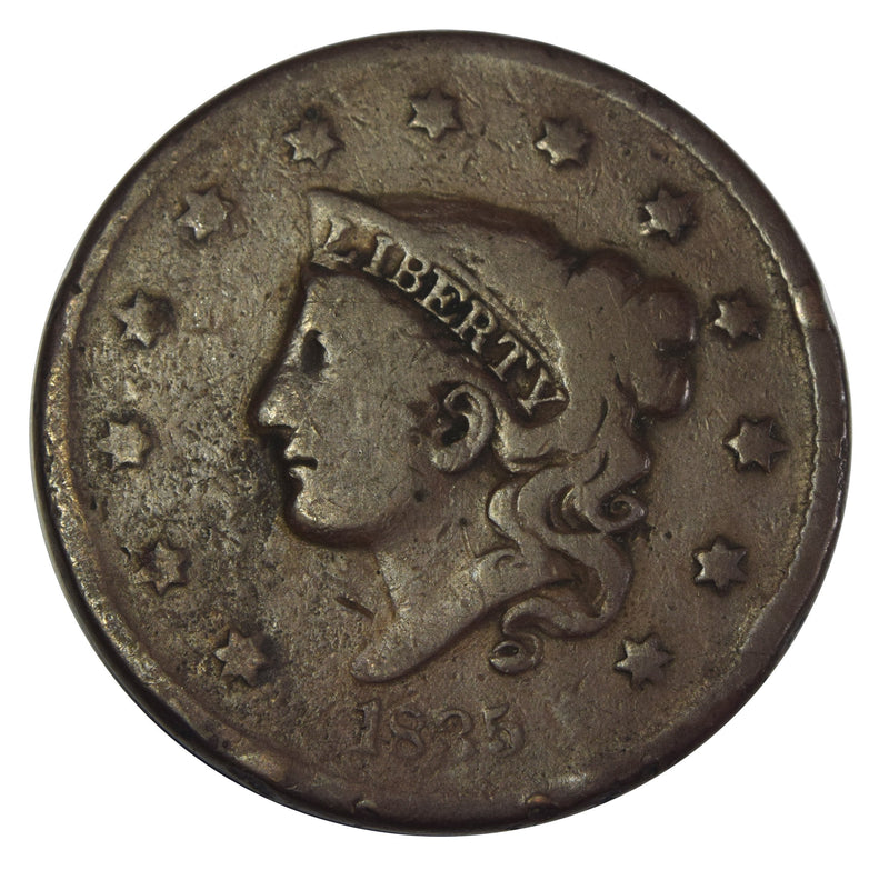 1835 Coronet Head Large Cent . . . . Very Good