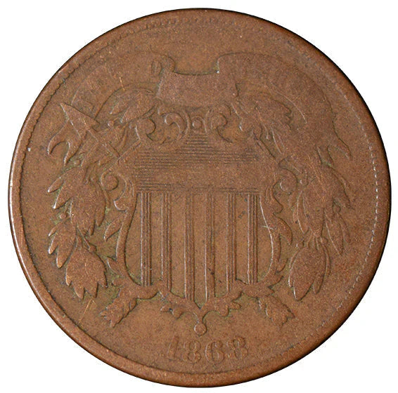 1868 Two Cent Piece . . . . Very Good
