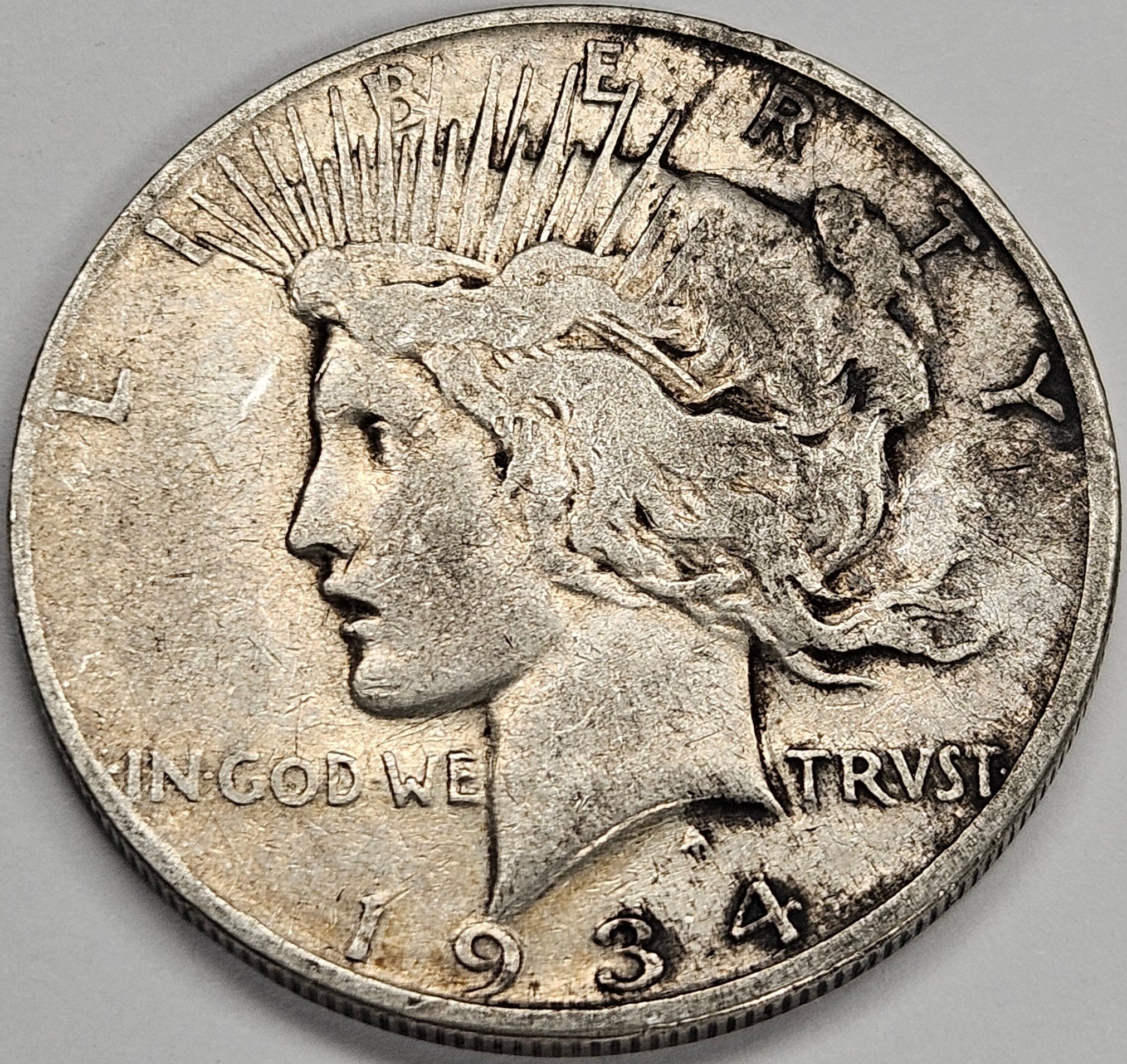 1934-D Peace Dollar Fine – Mount Vernon Coin
