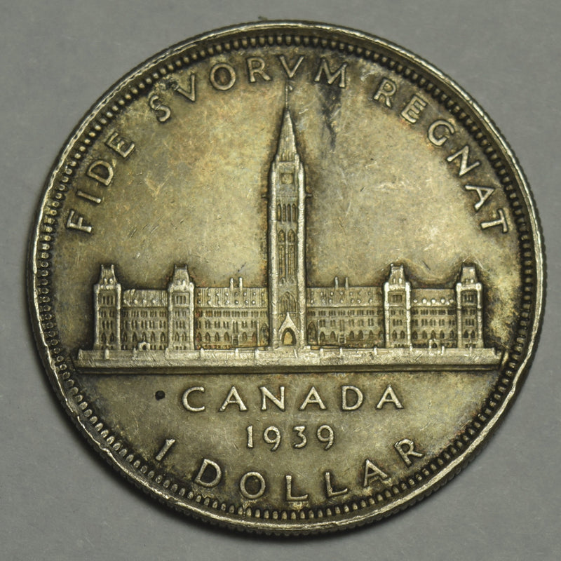 1939 Canadian Silver Dollar . . . . Choice About Uncirculated
