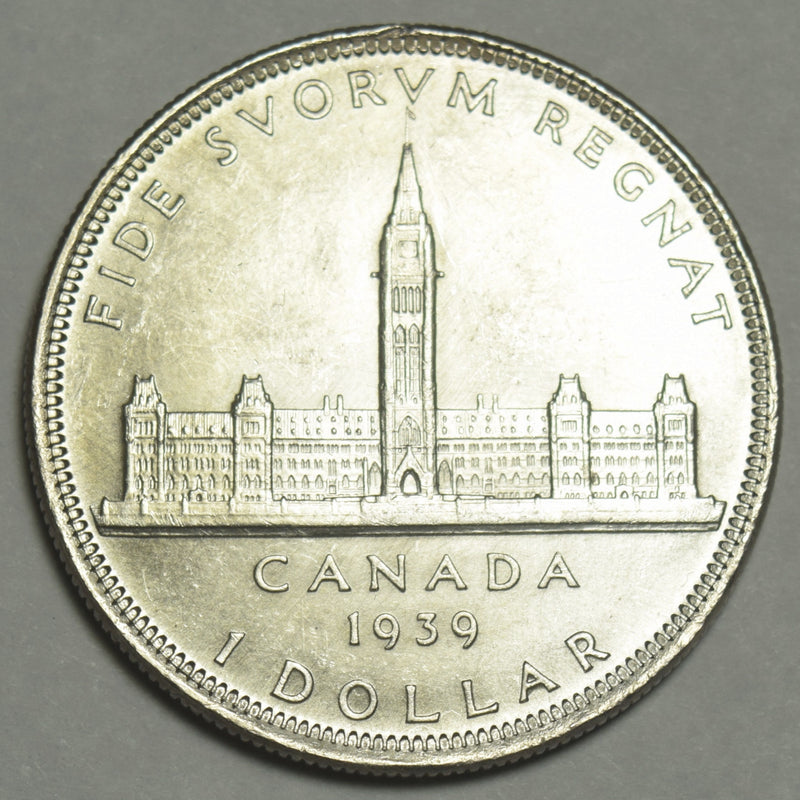 1939 Canadian Silver Dollar . . . . Choice Brilliant Uncirculated