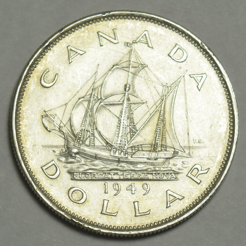 1949 Canadian Silver Dollar . . . . Choice About Uncirculated