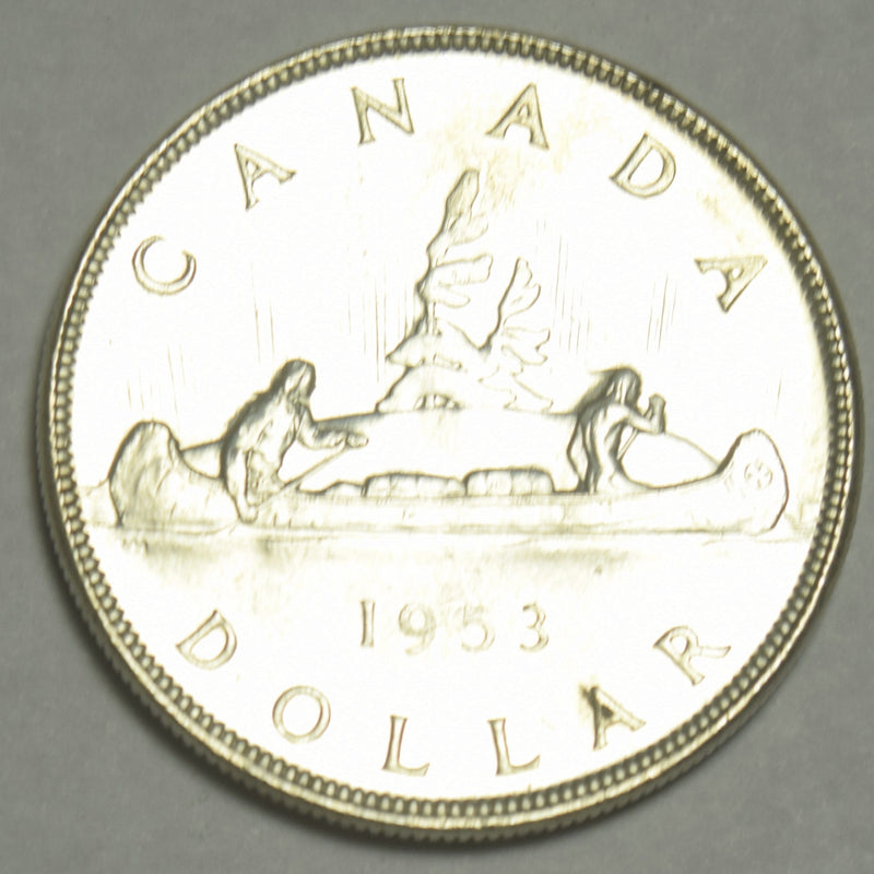 1953 Canadian Silver Dollar . . . . Select Brilliant Uncirculated