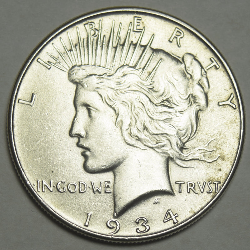 1934 Peace Dollar . . . . Choice Brilliant Uncirculated