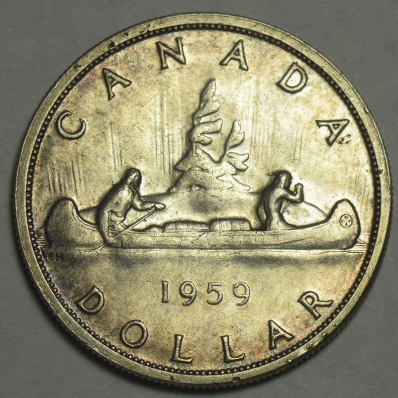 1959 Canadian Silver Dollar . . . . XF/AU
