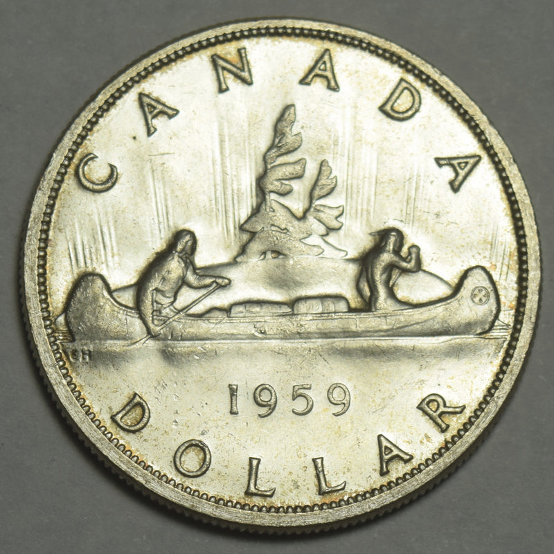 1959 Canadian Silver Dollar . . . . Select Brilliant Uncirculated