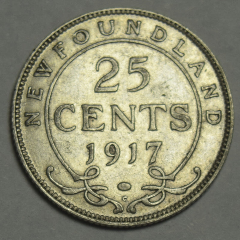 1917 C Newfoundland Quarter . . . . XF/AU
