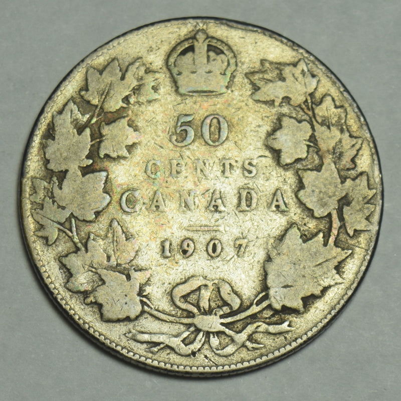 1907 Canadian Half . . . . Very Good