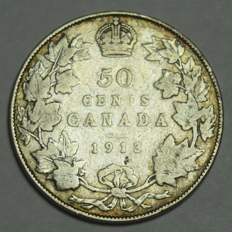 1913 Canadian Half . . . . Fine/VF