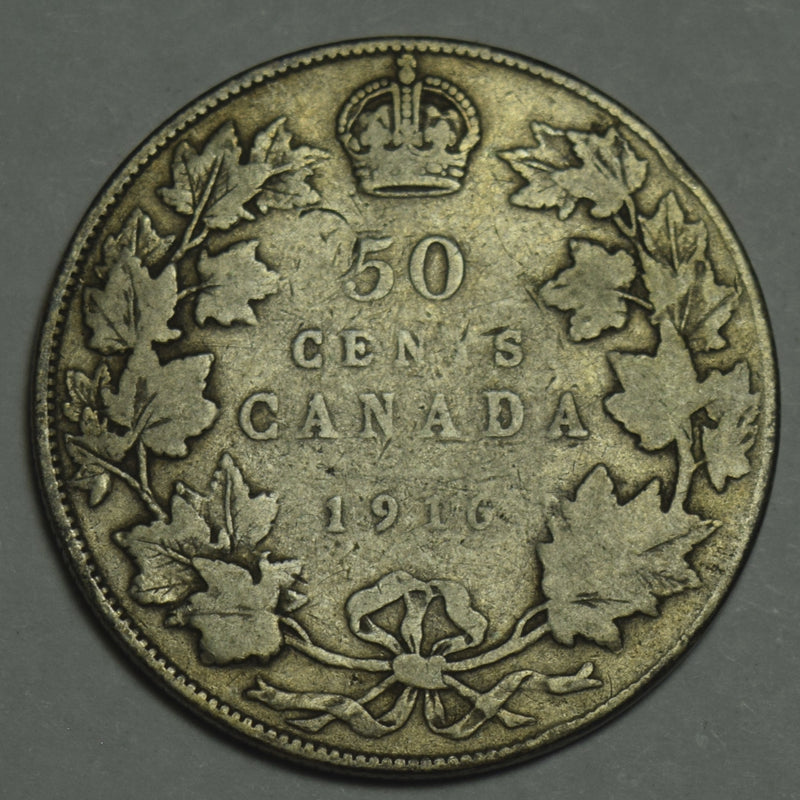1916 Canadian Half . . . . Fine