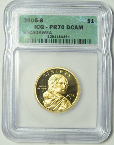 2005-S Sacagawea Dollar . . . . ICG PR-70 DCAM