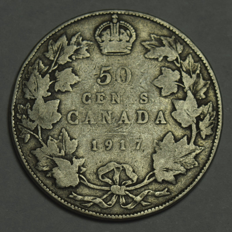 1917 Canadian Half . . . . VG/Fine