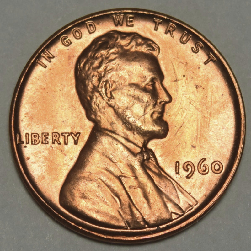 1960 Small Date Lincoln Cent . . . . Choice BU Red