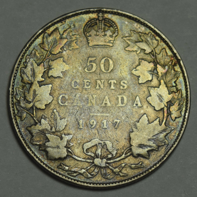 1917 Canadian Half . . . . Fine/VF