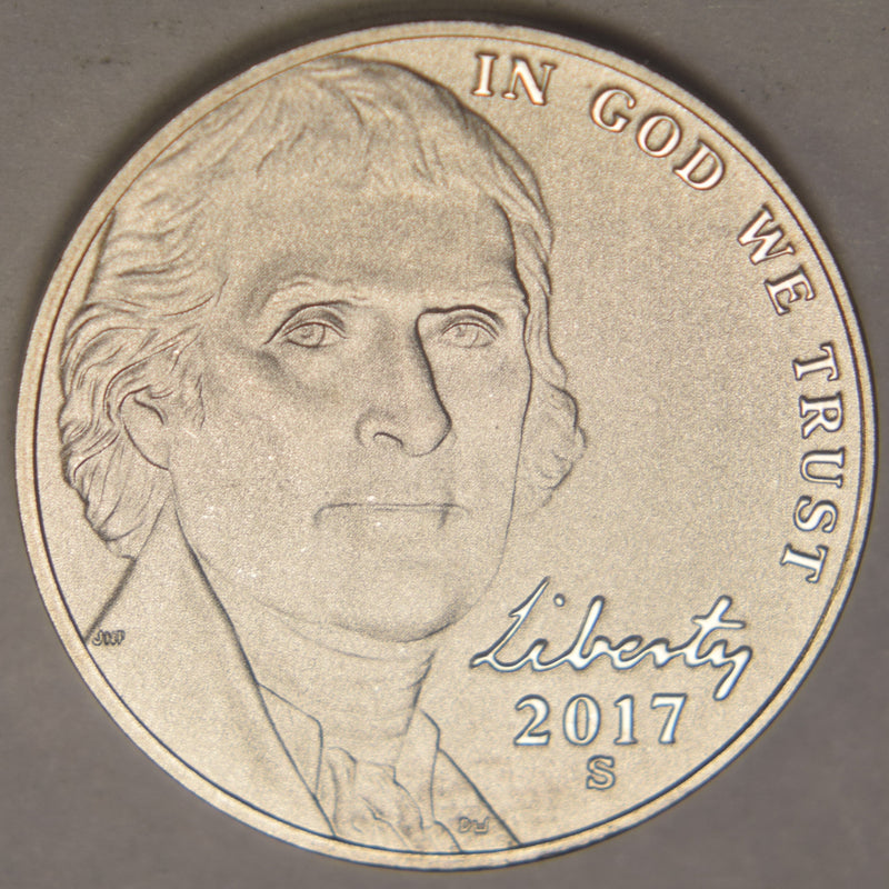 2017-S Jefferson Nickel . . . . Gem Enhanced