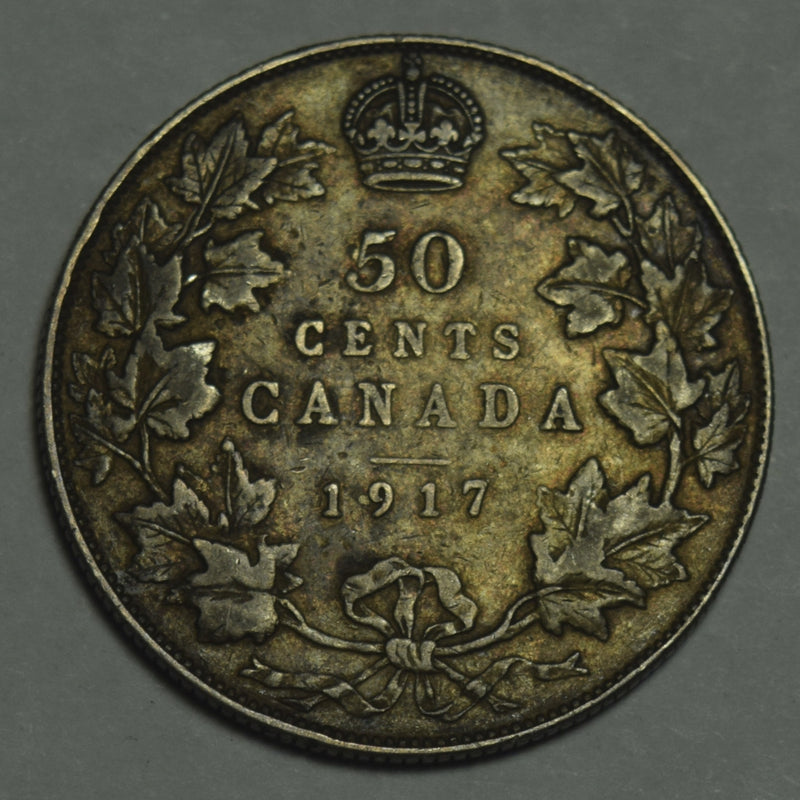 1917 Canadian Half . . . . VF/XF