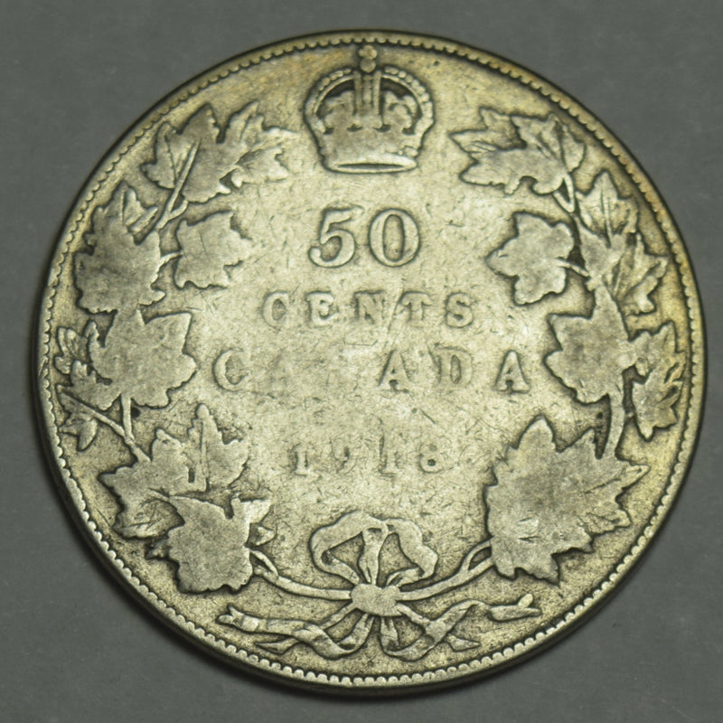 1918 Canadian Half . . . . Fine/VF
