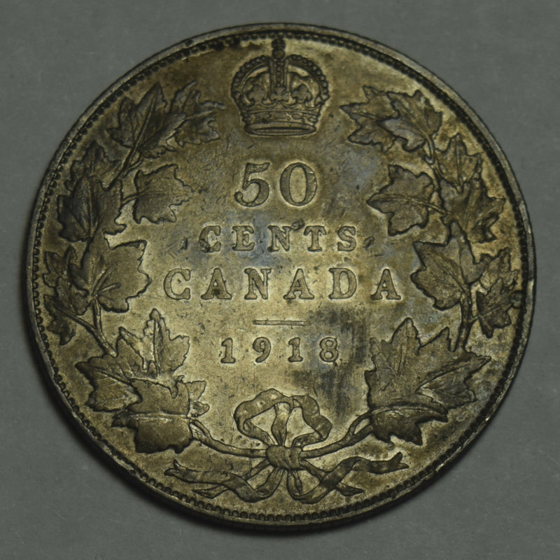 1918 Canadian Half . . . . VF/XF