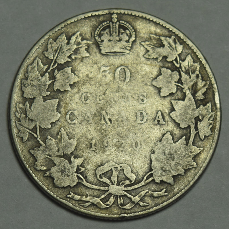 1920 Canadian Half . . . . VG/Fine