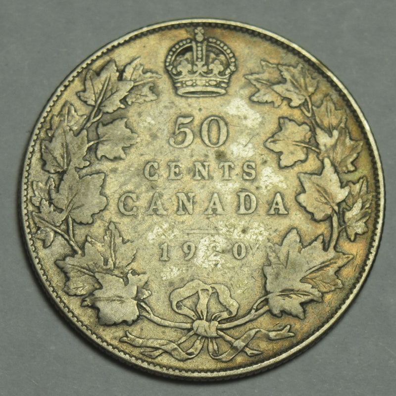 1920 Canadian Half . . . . Fine/VF