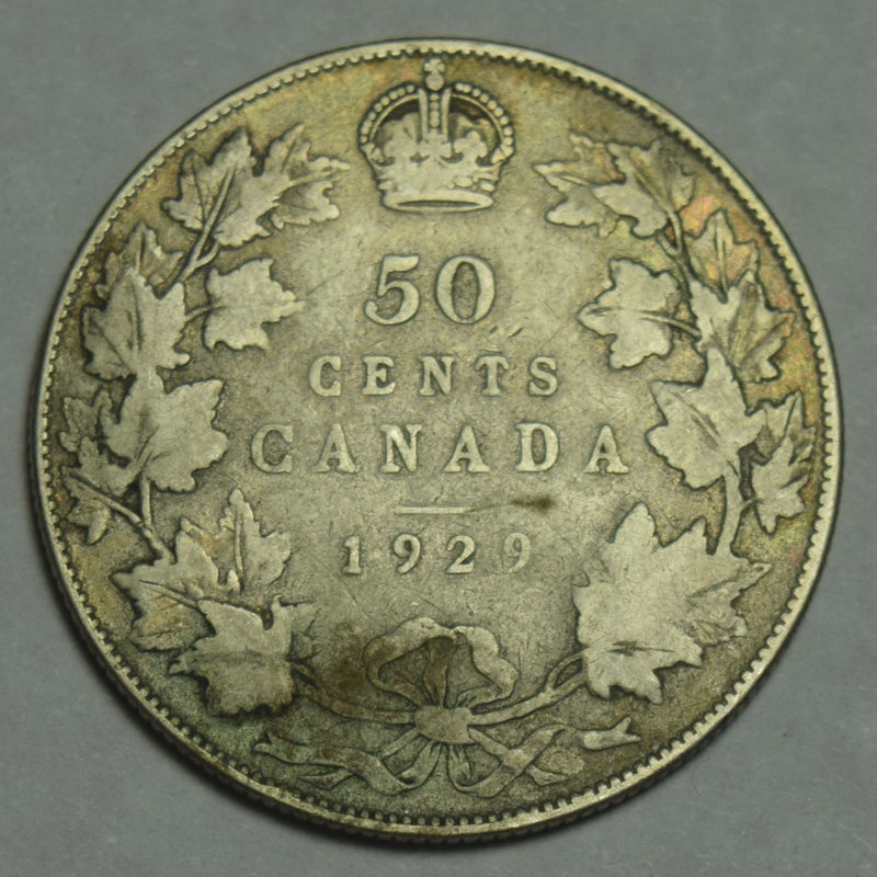 1929 Canadian Half . . . . Fine