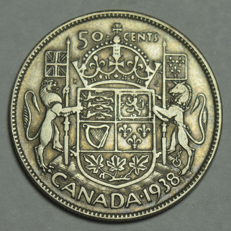 1938 Canadian Half . . . . VF/XF