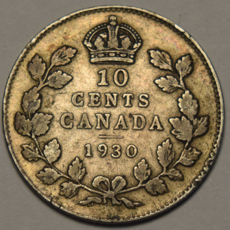 1930 Canadian Ten Cents . . . . Very Fine