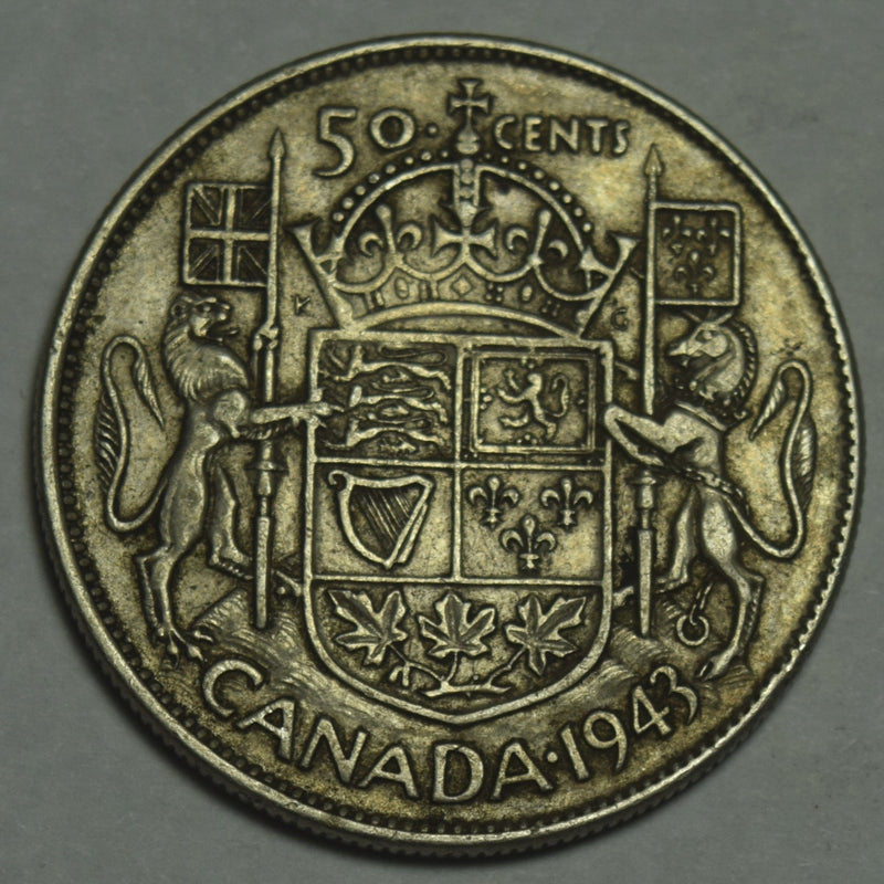 1943 Canadian Half . . . . Extremely Fine
