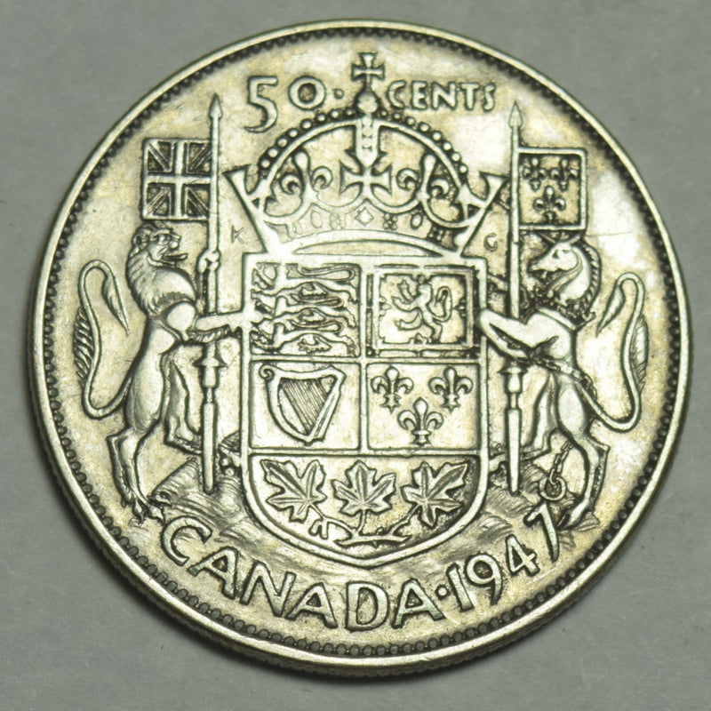 1947 Straight 7 Canadian Half . . . . Extremely Fine