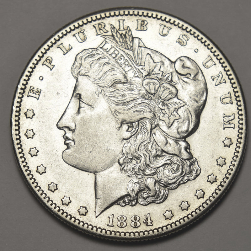 1884-S Morgan Dollar . . . . About Uncirculated