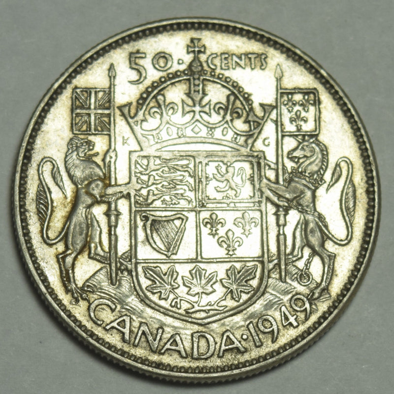 1949 Canadian Half . . . . XF/AU
