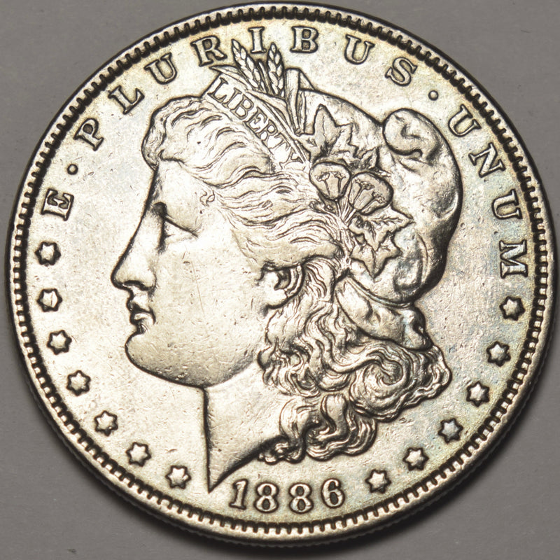 1886 Morgan Dollar . . . . Choice About Uncirculated