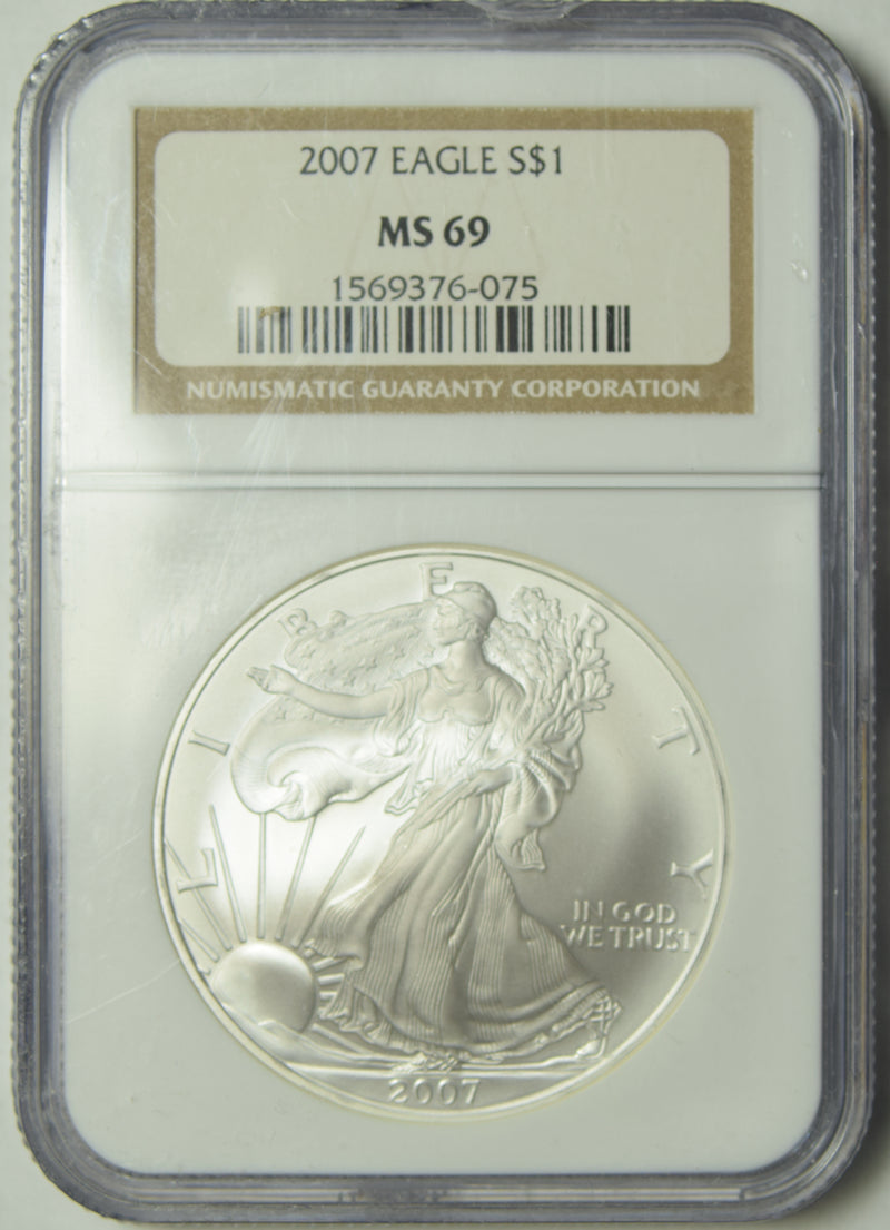 2007 Silver Eagle . . . . NGC MS-69