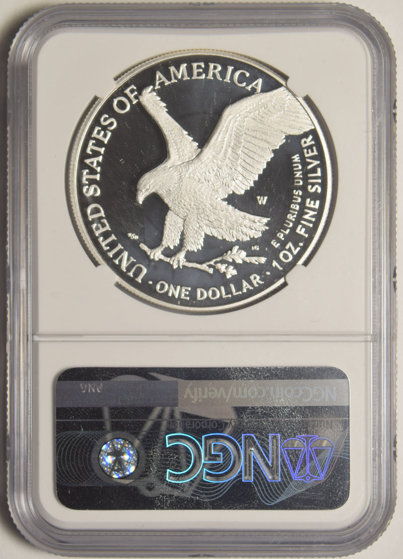 2022-W Silver Eagle . . . . NGC PF-70 Ultra Cameo Congrtulations Set Early Releases