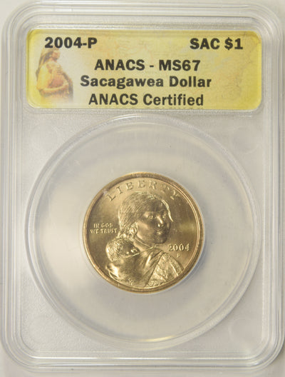 2004-P Sacagawea Dollar . . . . ANACS MS-67