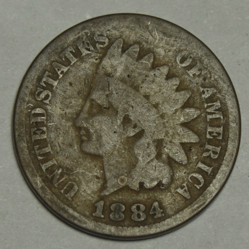 1884 Indian Cent . . . . Good scratch