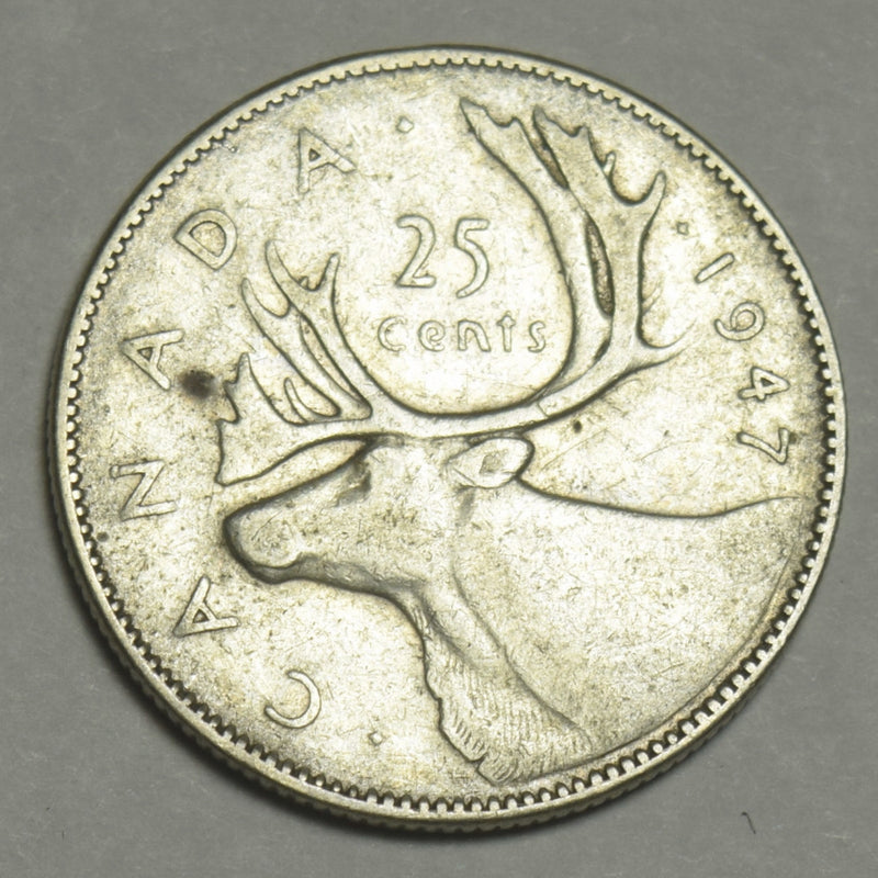 1947 Canadian Quarter . . . . Extremely Fine