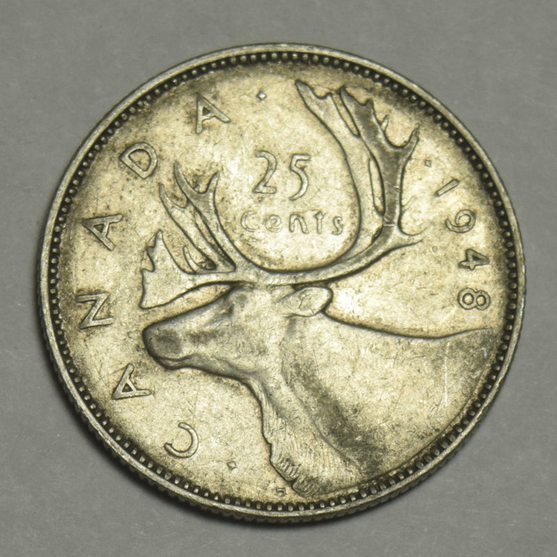 1948 Canadian Quarter . . . . XF/AU