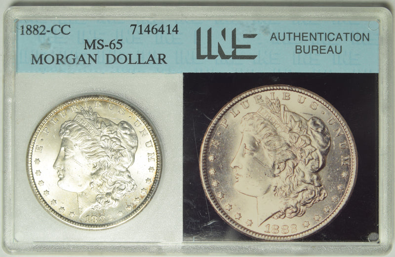 1882-CC Morgan Dollar . . . . INS MS-65