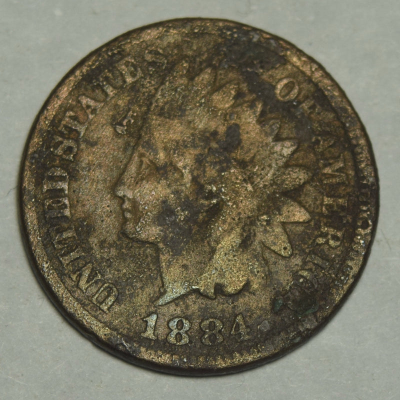1884 Indian Cent . . . . Fine corroded