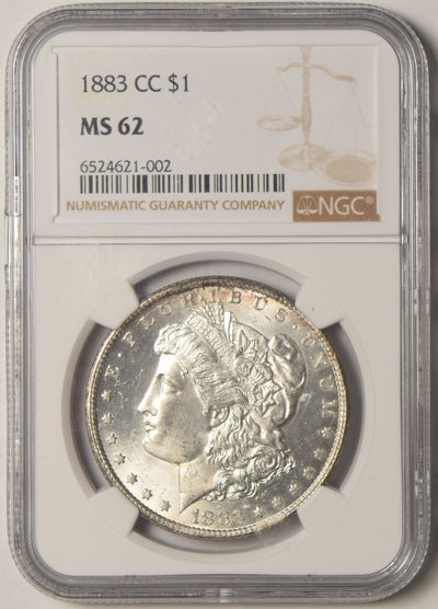 1883-CC Morgan Dollar . . . . NGC MS-62