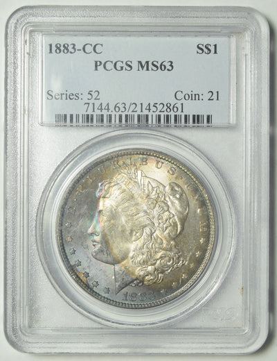 1883-CC Morgan Dollar . . . . PCGS MS-63