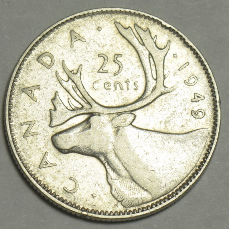 1949 Canadian Quarter . . . . Extremely Fine
